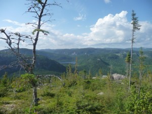 La vue se mérite mais cela en vaut la peine... Québec - 2011  (cliquer pour agrandir)